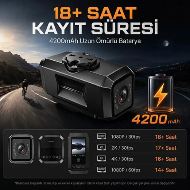Alien Rider Aksiyon Kamerası 4K Ultra HD Geniş Açılı M15 Alien Rider Aksiyon Kamerası 4K Ultra HD Geniş Açılı M15