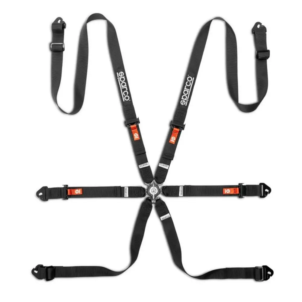 Sparco Competition H-2 PU 6 Noktalı Yarış Emniyet Kemeri BRN0081B0