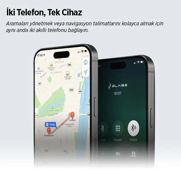 BLAISE X2 Bluetooth Motosiklet Intercom Siyah BLAISE X2 Bluetooth Motosiklet Intercom Siyah