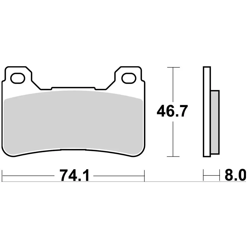 Brembo Ön Fren Balatası CB1000R CBR600RR VFR800 07HO50SA Brembo Ön Fren Balatası CB1000R CBR600RR VFR800 07HO50SA