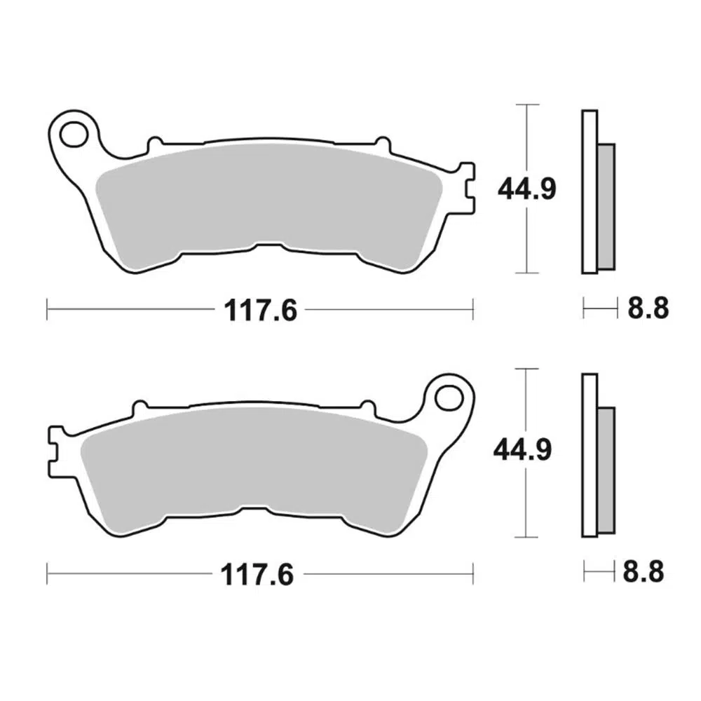 BREMBO Ön Fren Balatası HONDA CBF1000 06-13 , NC700 (388) 07HO57SA BREMBO Ön Fren Balatası HONDA CBF1000 06-13 , NC700 (388) 07HO57SA