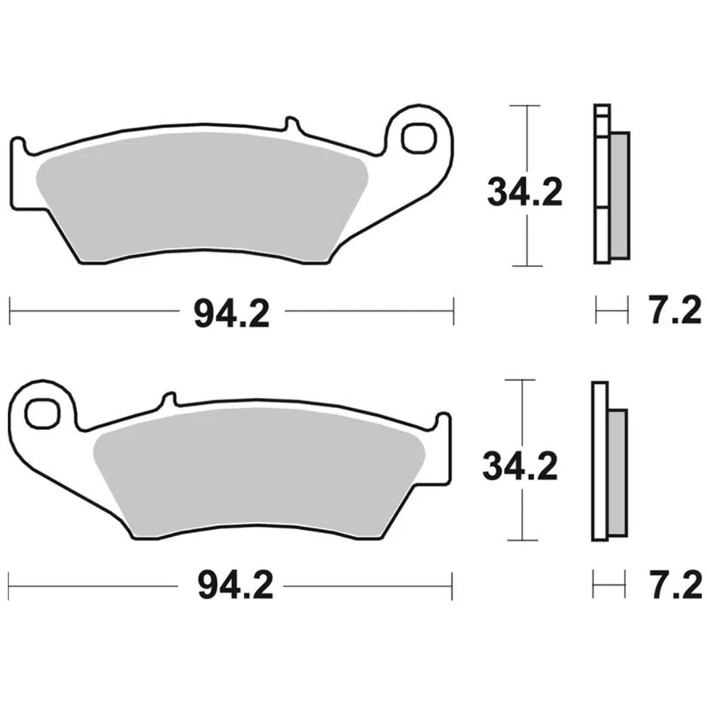 BREMBO Ön Fren Balatası YAMAHA MT07 MT09 TRACER R1 R6 (252) 07YA23SA BREMBO Ön Fren Balatası YAMAHA MT07 MT09 TRACER R1 R6 (252) 07YA23SA