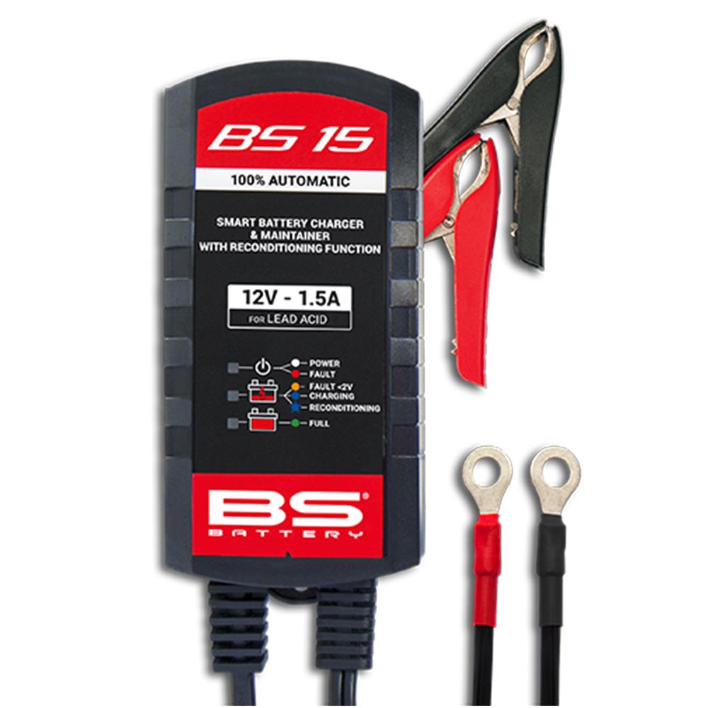 BS Battery BS15 - SMART CHARGER 12V 1.5A (Yeni Model) BS Battery BS15 - SMART CHARGER 12V 1.5A (Yeni Model)