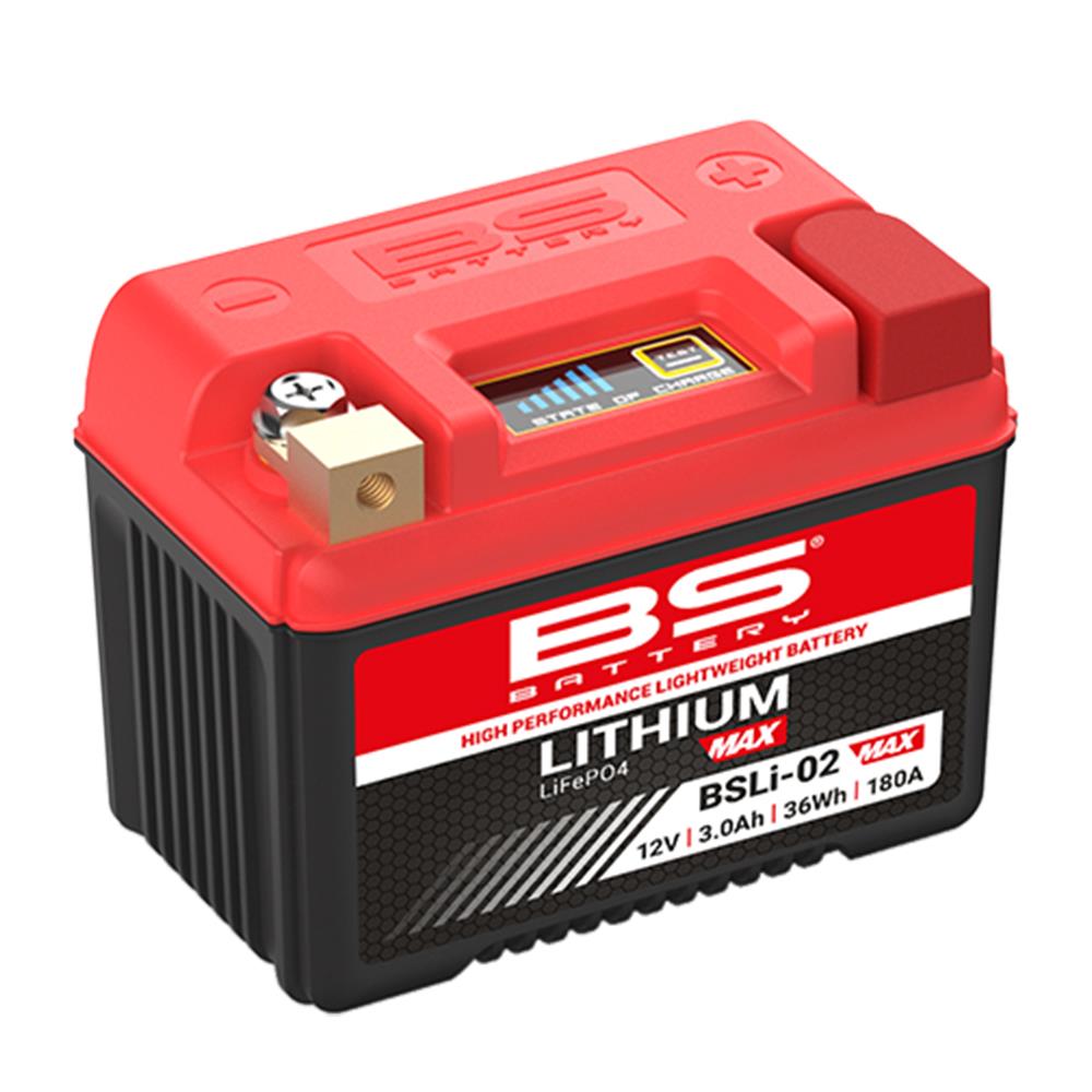 BS Battery BSLI-02 MAX Lithium-Ion Motosiklet Atv Aküsü 360115 BS Battery BSLI-02 MAX Lithium-Ion Motosiklet Atv Aküsü 360115