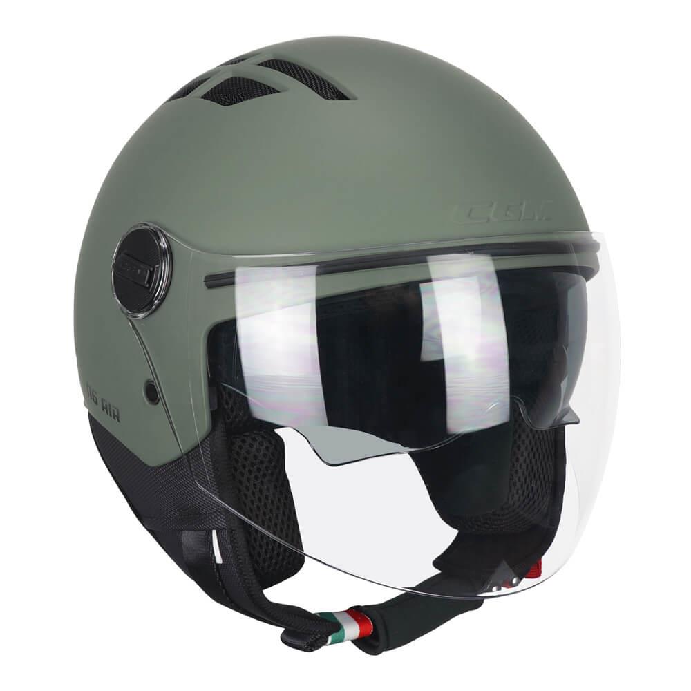 CGM 116A AIR Açık Kask YEŞİL Uzun Vizör+Güneş Vizörlü -S CGM 116A AIR Açık Kask YEŞİL Uzun Vizör+Güneş Vizörlü -S