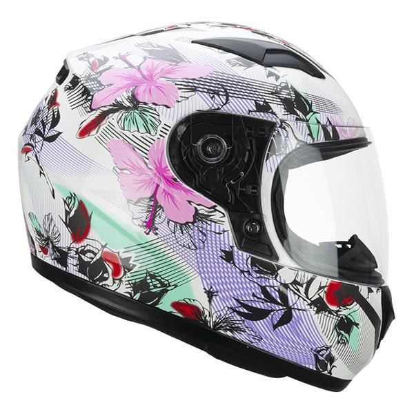 CGM 265S LUCKY MUSIC ÇOCUK KAPALI MOTOSİKLET KASKI Beyaz-Pembe / YS CGM 265S LUCKY MUSIC ÇOCUK KAPALI MOTOSİKLET KASKI Beyaz-Pembe / YS