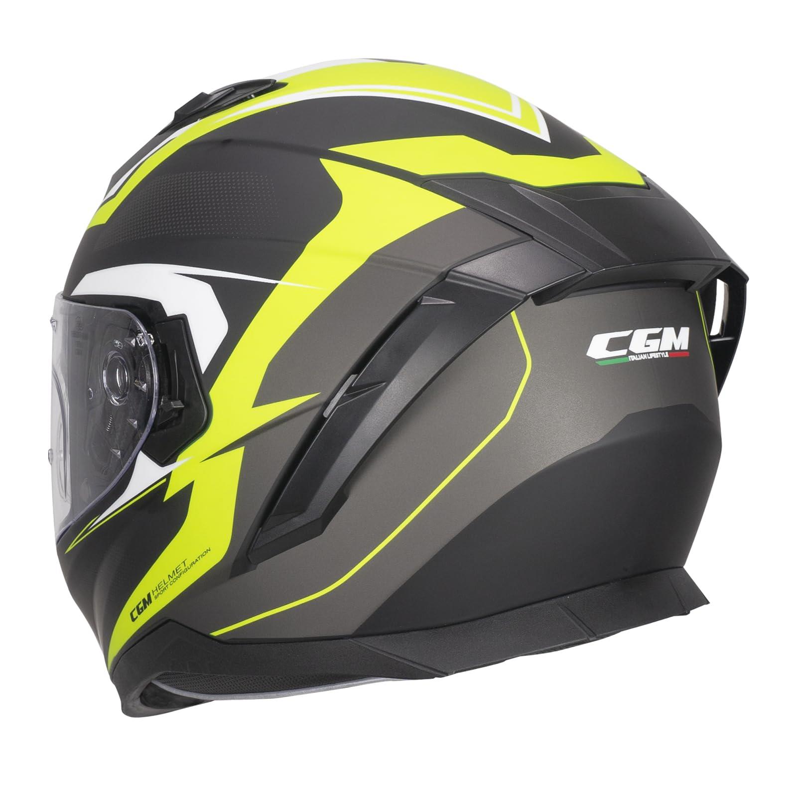 CGM 311G BLAST SPORT KAPALI KASK Mat Siyah-Sarı L CGM 311G BLAST SPORT KAPALI KASK Mat Siyah-Sarı L