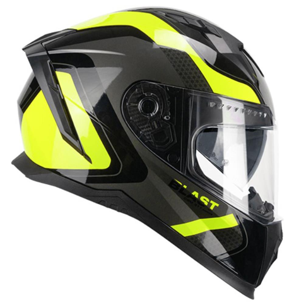 CGM 311R BLAST RACE KAPALI KASK Sarı-Siyah XXL CGM 311R BLAST RACE KAPALI KASK Sarı-Siyah XXL