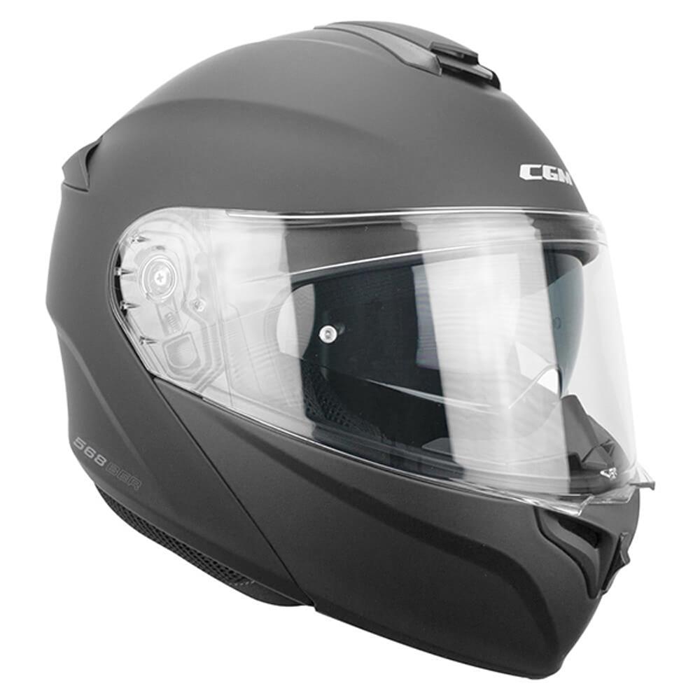 CGM 568A BER MONO ÇENE AÇILIR MOTOSİKLET KASKI SİYAH / L CGM 568A BER MONO ÇENE AÇILIR MOTOSİKLET KASKI SİYAH / L