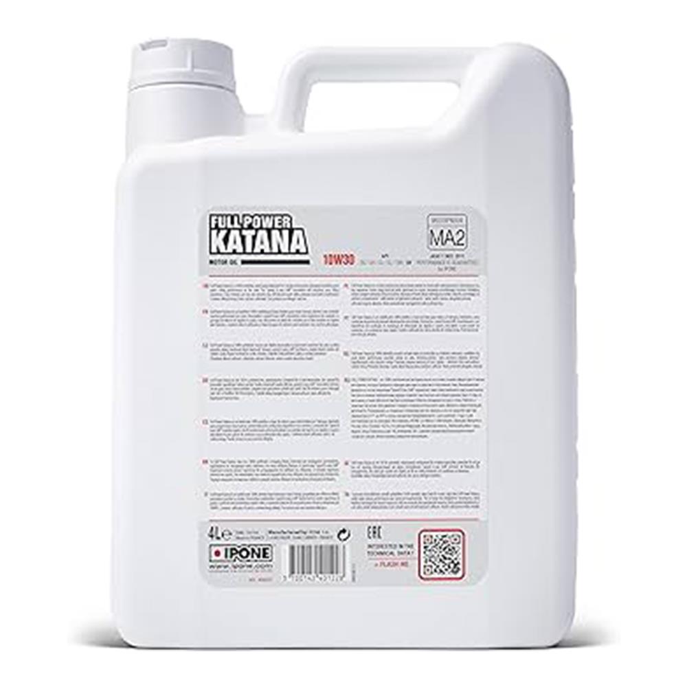 Ipone FULL POWER KATANA 10W30 - 4 Litre Ipone FULL POWER KATANA 10W30 - 4 Litre