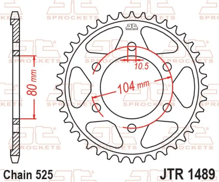 JT Motosiklet Arka Dişli KAWASAKI Z900RS 21-25, KLZ1000 VERSYS 25 JTR1489.42 JT Motosiklet Arka Dişli KAWASAKI Z900RS 21-25, KLZ1000 VERSYS 25 JTR1489.42