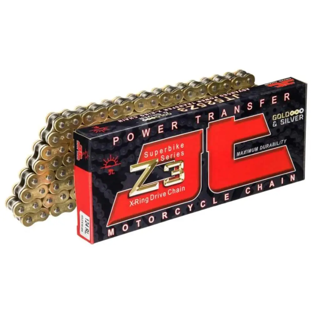 JT Motosiklet Zinciri Gold Super X-Ring Z3 525 x 110 SuperSport JTC525Z3GS110RL