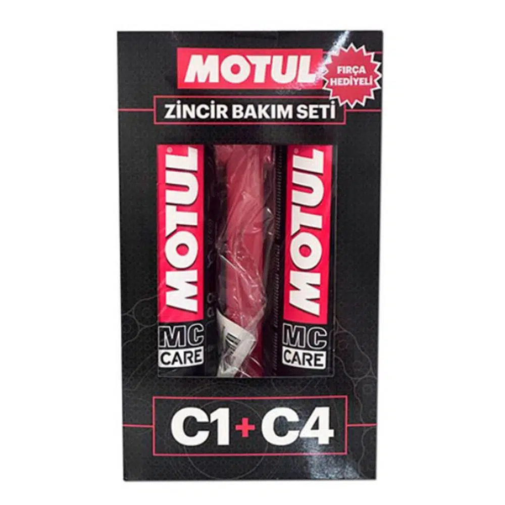 MOTUL C1-C4 Zincir Bakım Seti (Özel Kutuda Fırça Hediyeli)