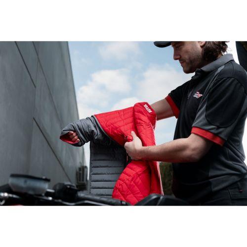 MOTUL ÇİFT TARAFLI ŞİŞME MONT GRİ - KIRMIZI MOTUL ÇİFT TARAFLI ŞİŞME MONT GRİ - KIRMIZI
