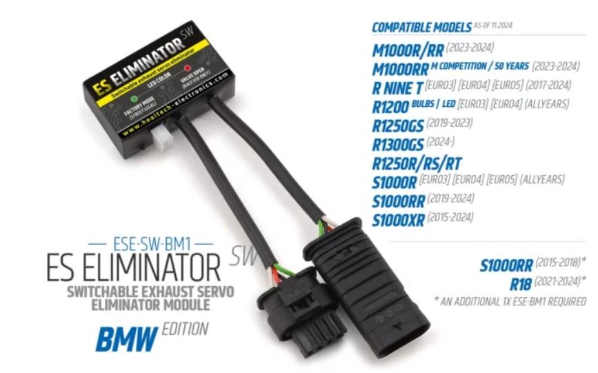 Healtech R1300GS 23-25 Exhaust Servo Eliminator SW-BM1 Healtech R1300GS 23-25 Exhaust Servo Eliminator SW-BM1