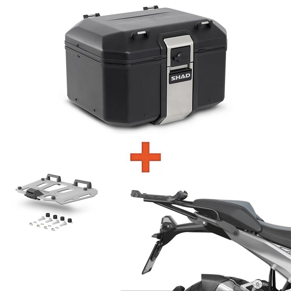 Shad R1300 GS TR48 Siyah Alüminyum Topcase Tabla ve Bağlantı Demiri Seti Shad R1300 GS TR48 Siyah Alüminyum Topcase Tabla ve Bağlantı Demiri Seti