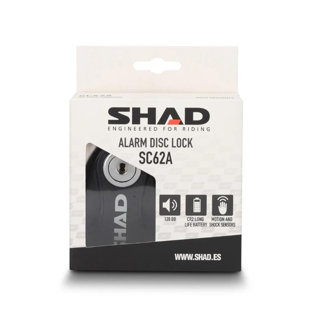SHAD ALARMLI DİSK KİLİDİ SC62A Siyah 10mm C0S6200A SHAD ALARMLI DİSK KİLİDİ SC62A Siyah 10mm C0S6200A