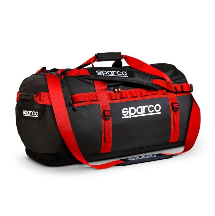 SPARCO Duffel Sport Seyahat Sırt Çantası Kırmızı 016442NRRS