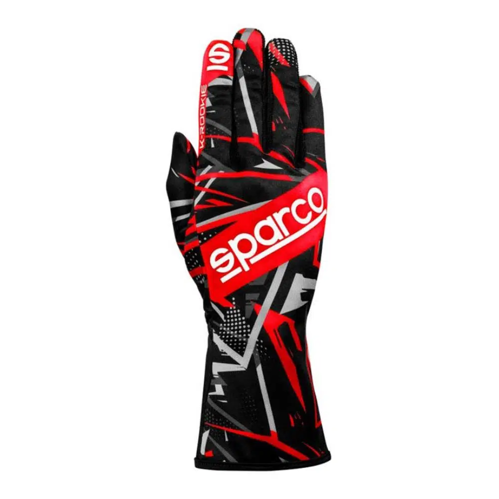 SPARCO K-ROOKIE Karting Eldiveni 10 Numara Kırmızı M