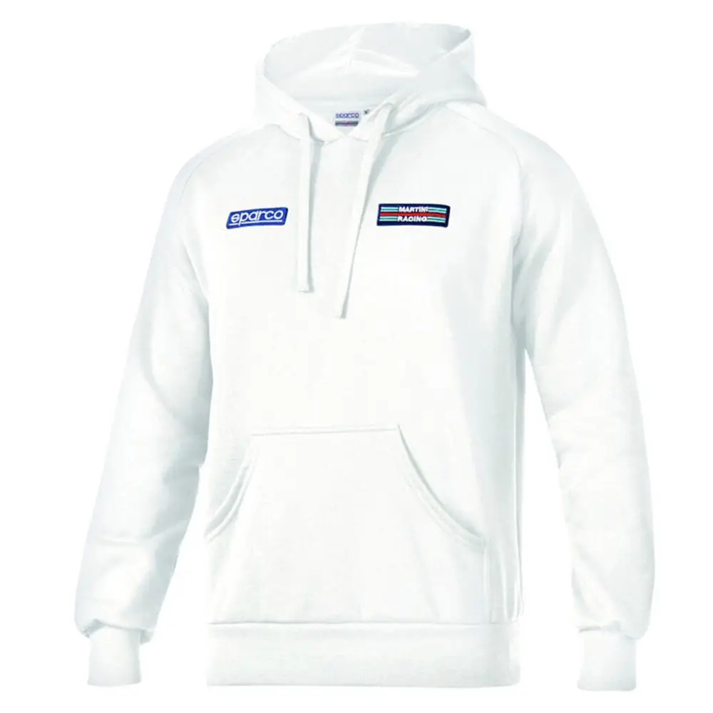 Sparco Yarış Çizgili Erkek Sweatshirt Beyaz XXL