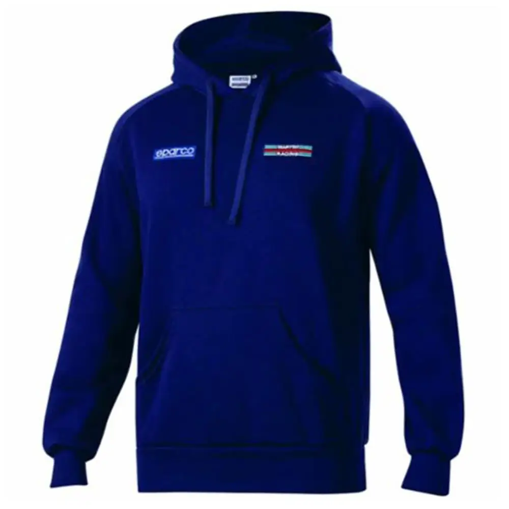 Sparco Yarış Çizgili Erkek Sweatshirt Lacivert L