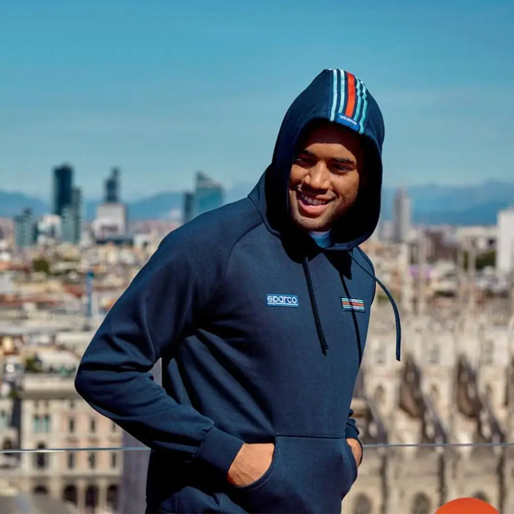 Sparco Yarış Çizgili Erkek Sweatshirt Lacivert XL Sparco Yarış Çizgili Erkek Sweatshirt Lacivert XL