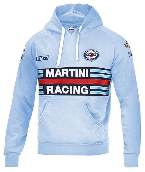 Sparco Racing Erkek Hoodie Açık Mavi M Beden