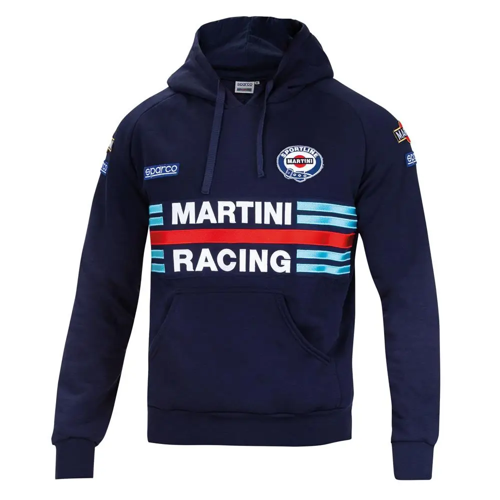 Sparco Racing Kapüşonlu Sweatshirt Lacivert Erkek S Beden