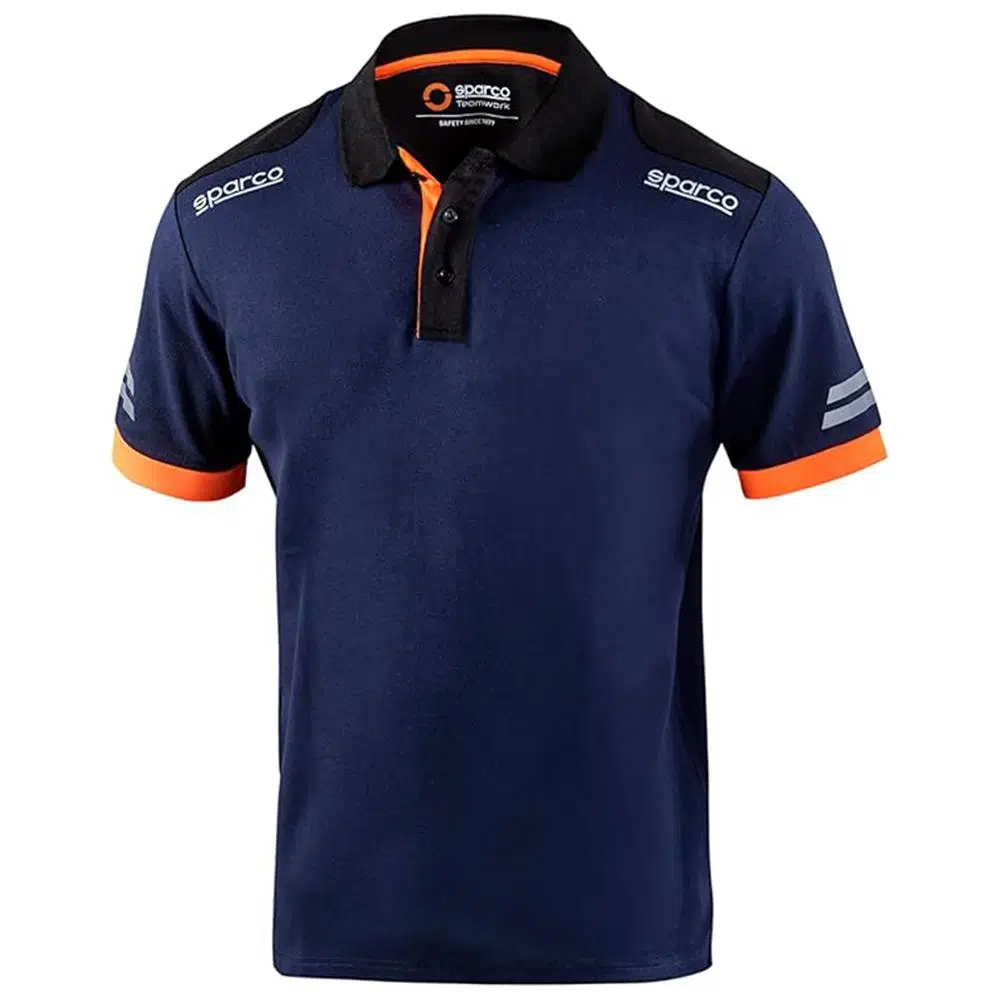 Sparco Toledo Erkek Polo Tişört Turuncu S Beden