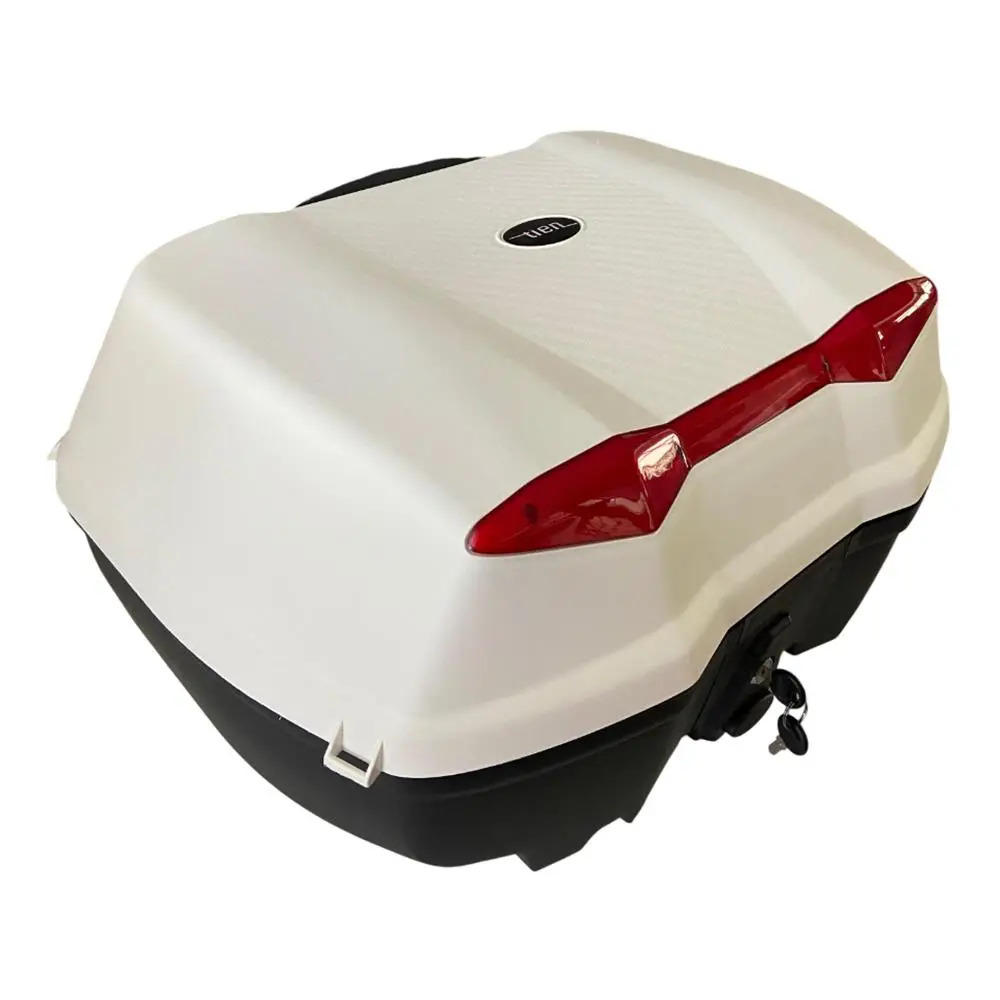 TIEN SC44 Motosiklet Çantası 44 Litre Beyaz Üst Taşıma Demirli